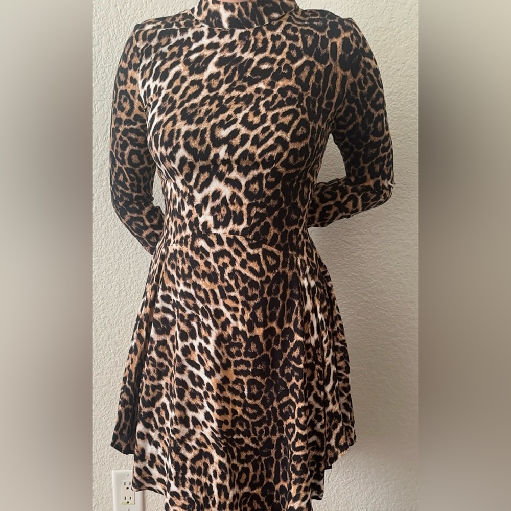 Asos Brave Soul London Leopard Print Dress